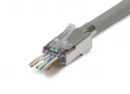 Platinum Tools - 202051J - ezEX44 Cat6 Shielded RJ45 External Ground Connector, 50/Jar.