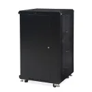 Kendall Howard - 3100-3-024-22 - 22U LINIER® Server Cabinet - Glass/Vented Doors - 24" Depth