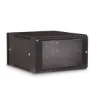 Kendall Howard - 3130-3-001-06 - 6U LINIER® Swing-Out Wall Mount Cabinet - Glass Door