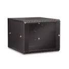 Kendall Howard - 3130-3-001-09 - 9U LINIER® Swing-Out Wall Mount Cabinet - Glass Door