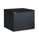 Kendall Howard - 3141-3-001-09 - 9U LINIER® Fixed Wall Mount Cabinet - Solid Door