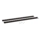 Kendall Howard - 3150-3-001-18 - 18U LINIER® Wall Mount Vertical Rail Kit - Cage Nut
