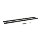 Kendall Howard - 3160-3-001-27 - 27U LINIER® Server Cabinet Vertical Rail Kit - Cage Nut
