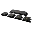 SECO-LARM - MVE-AH1E4-42NQ - 4K HDMI 1×4 Splitter/Extender over Cat6