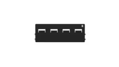 Kendall Howard - 5200-3-411-00 - LAN Station 15” x 6” Louvered Panel