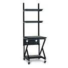 Kendall Howard - 5000-3-104-24 - 24" Performance 100 Series LAN Station - African Mahogany