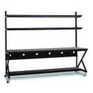 Kendall Howard - 5000-3-104-96 - 96" Performance 100 Series LAN Station - African Mahogany