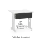 Kendall Howard - 5500-3-100-36 - 36" Training Table Cable Management Enclosure