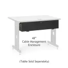 Kendall Howard - 5500-3-100-48 - 48" Training Table Cable Management Enclosure