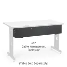 Kendall Howard - 5500-3-100-60 - 60" Training Table Cable Management Enclosure