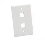 Platinum Tools - 602WH-25 - Wall Plate, Standard, 2 Port, White 25pc/Installer Pack