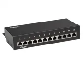 Platinum Tools - 667-12C6S - Patch Panel, 12 Port, Cat6, S, 110 Box