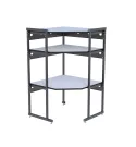Kendall Howard - 7100-1-100-CR - Corner Performance Plus Heavy Duty LAN Station