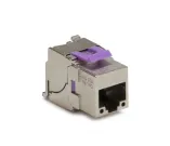 Platinum Tools - 751-1 - Keystone Jack, Cat6A, Shielded, Tool-less. Bag.