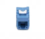 Platinum Tools - 752BL-1 - Keystone Cat6A, UTP, Blue, Tool-less. Bag.