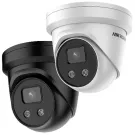 Hikvision - PCI-T18F2S Black - 8 MP AcuSense Fixed Turret Network Camera