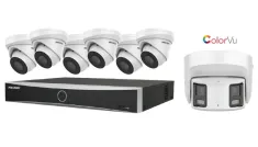 Hikvision - EKI-K82T87A - KIT 4K 8CH2T 6TR 8MP 2.8MM 1Pano