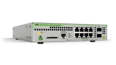 Hanwha - AT-GS970M/10PS-R-10 - AT 8 x Gigabit Ethernet managed  switch, 2 x SFP Uplink  PoE+ 124W total PoE budget