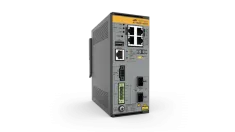 Hanwha - AT-IE220-6GHX-K90 - AT Industrial rugged switch with 4 x Gigabit Ethernet DIN Rail Mount, PoE++ and optional  2x 10G (SFP+). 180W total PoE budget *Power supply sold separately (NDAA and TAA compliant)