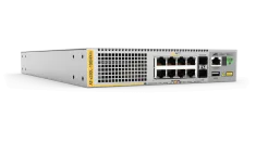 Hanwha - AT-x530L-10GHXm-90 - AT 8 x 1/2.5/5 Gigabit Ethernet PoE++ switch with advanced management features, 2x 10GB (SFP+)uplink,  500W total PoE budget (NDAA and TAA compliant)