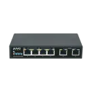 AVYCON - AVN-S06-2P1U04W90G - 4 Ports Gigabit POE Switch with 1 Ultra POE Port and 2G Uplink Ports 90W POE Budget