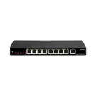 AVYCON - AVN-S09-1P08W135G - 8+1 Port Network Unmanaged Switch with 8 PoE/PoE+ Gigabit Ports with 1 Uplink Port, Total PoE Budget of 120W