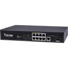 Vivotek - AW-FGT-100C-120 - 8-Port 10/100 Mb/s PoE-Compliant Unmanaged Switch with Gigabit Ethernet & SFP