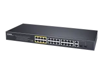 Vivotek - AW-FGT-260F-380 - 24xFE PoE + 2xGbE Combo Unmanaged Switch, 380W
