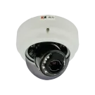 ACTI - B64 - 1.3MP Indoor Zoom Dome with D/N, Adaptive IR, Basic WDR, SLLS, 3x Zoom lens, f3-9mm/F1.2-2.1 (HOV:90.6°-31.8°), DC iris, Auto Focus, H.264, 720p/60fps, DNR, Audio, MicroSDHC/MicroSDXC, PoE/DC12V, IK09, DI/DO