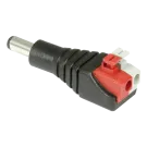 SECO-LARM - CA-161P - 2.1mm DC Plug-to-Terminal Block (Screwless)