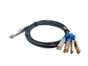 QNAP - CAB-DAC15M-Q28B4 - QSFP28 100GbE break out four SFP28 25GbE twinaxial direct attach cable, 1.5M