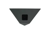 Ganz - CMC-25-HD - Corner Mount Camera 1080p AHD, Black Faceplate, 2.5mm Lens