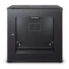 Cyber Power - CR12U61003 - 12U 19" Wall Mount Enclosure, 600mm Wide, 600mm Deep, Hex Perforated Metal Door, Side Panels, Locking Doors/Side Panels, Black
