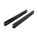 Cyber Power - CRA30001 - Vertical duct Cable Manager with Cover, 6ft (1.8m), 2x 3ft (0.9m) Sections, Toolless Mounting, 5 Year Warranty