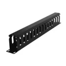 Cyber Power - CRA30002 - 19" 1U Metal Duct Cable Manager with Cover, 5 Year Warranty