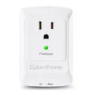 CYBERPOWER - CSP100TW - 900 J, 125 V, NEMA 5-15P wall tap plug, 1 NEMA 5-15R, Limited lifetime warranty