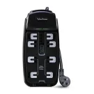 Cyber Power - CSP806T - 2250 J, 125 V, NEMA 5-15P 45 Degree off-set Plug, 8 NEMA 5-15R, 6 ft Cord, Limited Lifetime Warranty