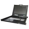 PLANET - DKVM-1716 - Drawer 16-Port Combo-free KVM Console with 17" LCD Display, 1280*1024, up to 128 PCs cascade
