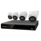 SECO-LARM - DRN-K104-04 - 4K 4-Channel IP Camera Kit, Includes NVR (DRN-104-2TB) and 4 Cameras (EV-N2506-2W4WQ), 2TB HDD, NDAA Compliant