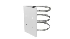 Hikvision - PMP-V - Bracket, Horizontal Pole Mount Gray