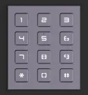 Hikvision - DS-KD-KP - Video Intercom Keypad Module