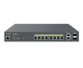 EnGenius - ECS1112FP - 8-Port Cloud Managed 1U Rack-Mount 13" Gigabit L2 PoE+ Switch, 2x1Gb SFP, 802.3af/at, 130W