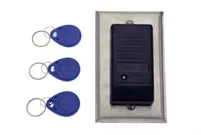 ETS - SPAC-1 - Simple proximity card reader access control system wth 10 keychain fobs