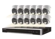 HIKVISION - EKI-K164T412H - 4MP Turret PoE Kit Smart Hybrid Light