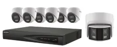 Hikvision - EKI-K82T47C - ColorVu IP KIT 4K NVR 8CH 2TB 6TR 4MP 2.8MM, 1 PANO
