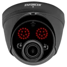 SECO-LARM - EV-Y2501-AMGQ - 5MP 4-in-1 HD Varifocal Turret Camera, 2.8~12mm lens, 2592x1944 resolution, 1/2.7" 5MP CMOS, DWDR/2D-NR, TVI/CVI/AHD/Analog format, up to 148' illumination, 40 SMT IR LEDs, Joystick OSD Control, 38º~138º viewing angle, 12V