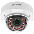 SECO-LARM - EV-Y2501-AMWAQ - 5MP 4-in-1 HD Varifocal Vandal Dome Camera, 2.8~12mm lens, 2592x1944 resolution, 1/2.7" 5MP CMOS, DWDR/2D-NR, TVI/CVI/AHD/Analog format, up to 148' illumination, 40 SMT IR LEDs, Joystick OSD Control, 38º~138º viewing angl