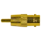 SECO-LARM - EVA-CB0R1Q - BNC-to-RCA Gold-Plated Connector