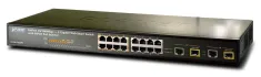 Planet - FGSW-1828PS - 16-Port 10/100 (8-Port PoE) + 2-Port MiniGBIC/SFP Ethernet Web/Smart PoE Switch