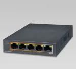 Planet - FSD-504HP - Desktop Switch 4-Port 10/100Mbps 802.3af/at PoE + 1-Port 10/100Mbps (60W)